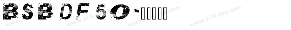 BSB DF 50字体转换